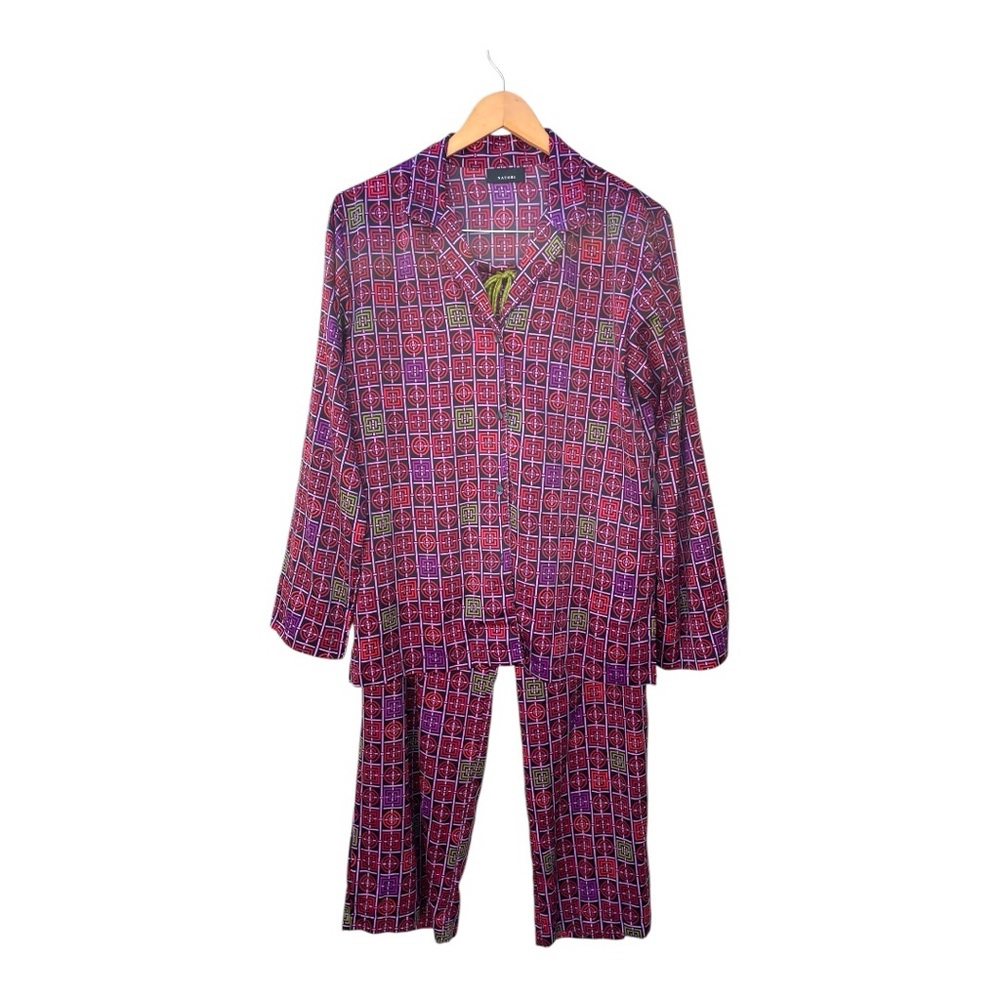 Natori Women's Infinity Printed Notch 2-piece Pajama Set Size M